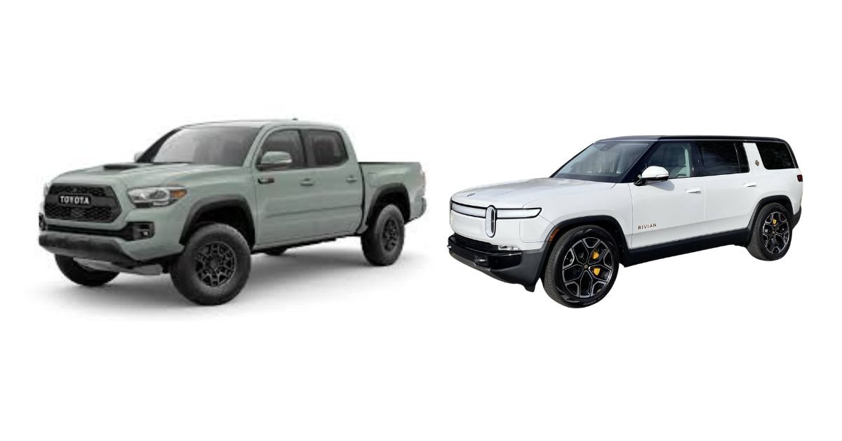 toyota lunar rock vs rivian limestone